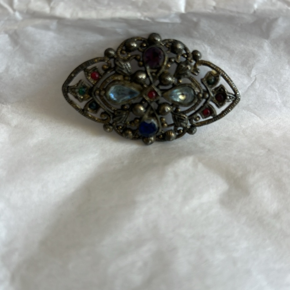 Vintage Rhinestone Brooch - Picture 2 of 9